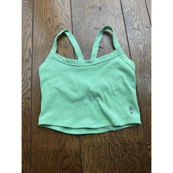 Free People Movement Women's All Clear Cami Bright Jade NWT Size XL - Picture 1 of 4